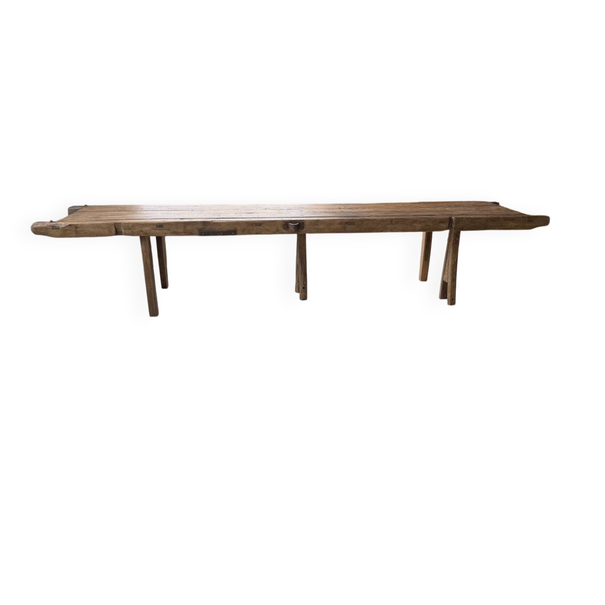 Brutalist popular art table XXL 3.5m/4m pine and oak