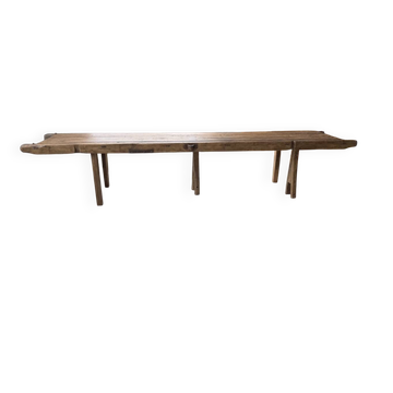 Brutalist popular art table XXL 3.5m/4m pine and oak