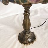 Tiffany style lamp, leaded stained glass, art nouveau.