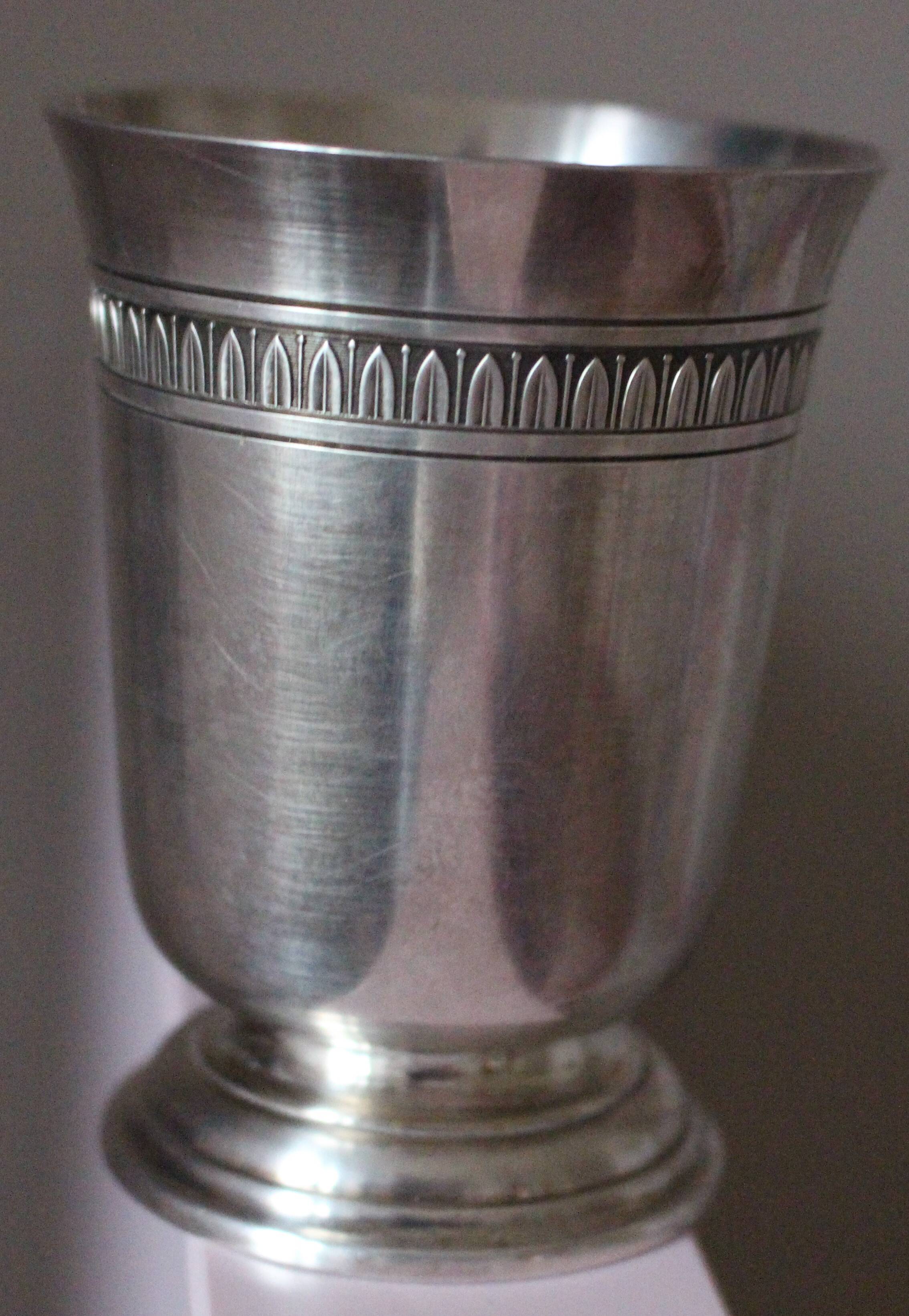Christofle silver cup