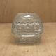 Glass butter dish