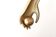 Hand-shaped brass door knocker, 1970s