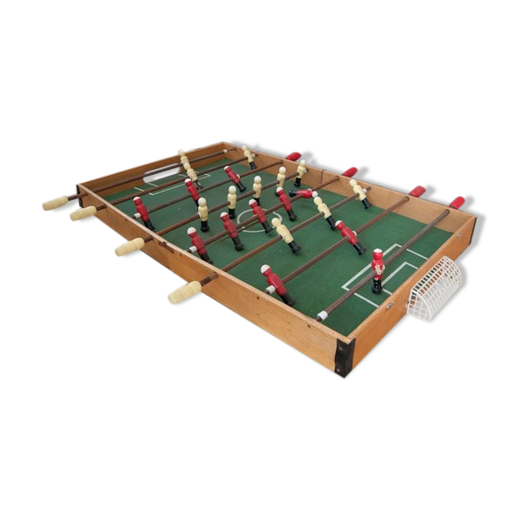 Vintage wooden folding table football table Selency