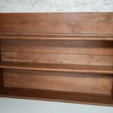 Ancienne étagère  murale en bois brut