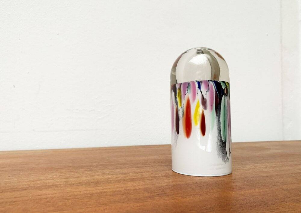 Postmodern glass vase by Hans Jürgen Richartz for Richartz Art Collection, 1980s.