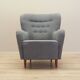 Grey armchair, Scandinavian design, production: Denmark