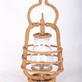 Rope lantern lamp, 50s/60s