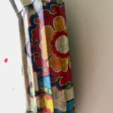 Vintage floral paper mirror