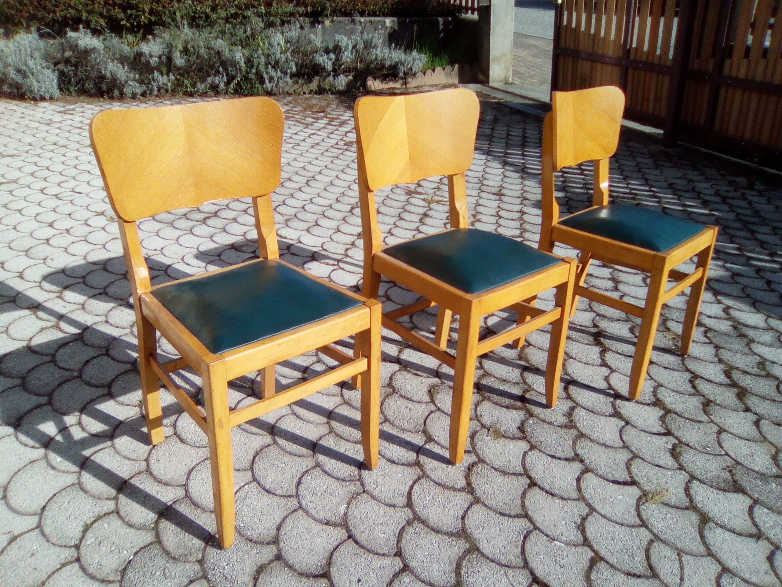 3 vintage chairs 50/60s