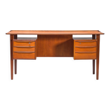 Danish teak desk by peter lovig nielsen for hedensted mobelfabrik, 1960