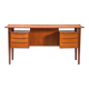 Danish teak desk by peter lovig nielsen for hedensted mobelfabrik, 1960