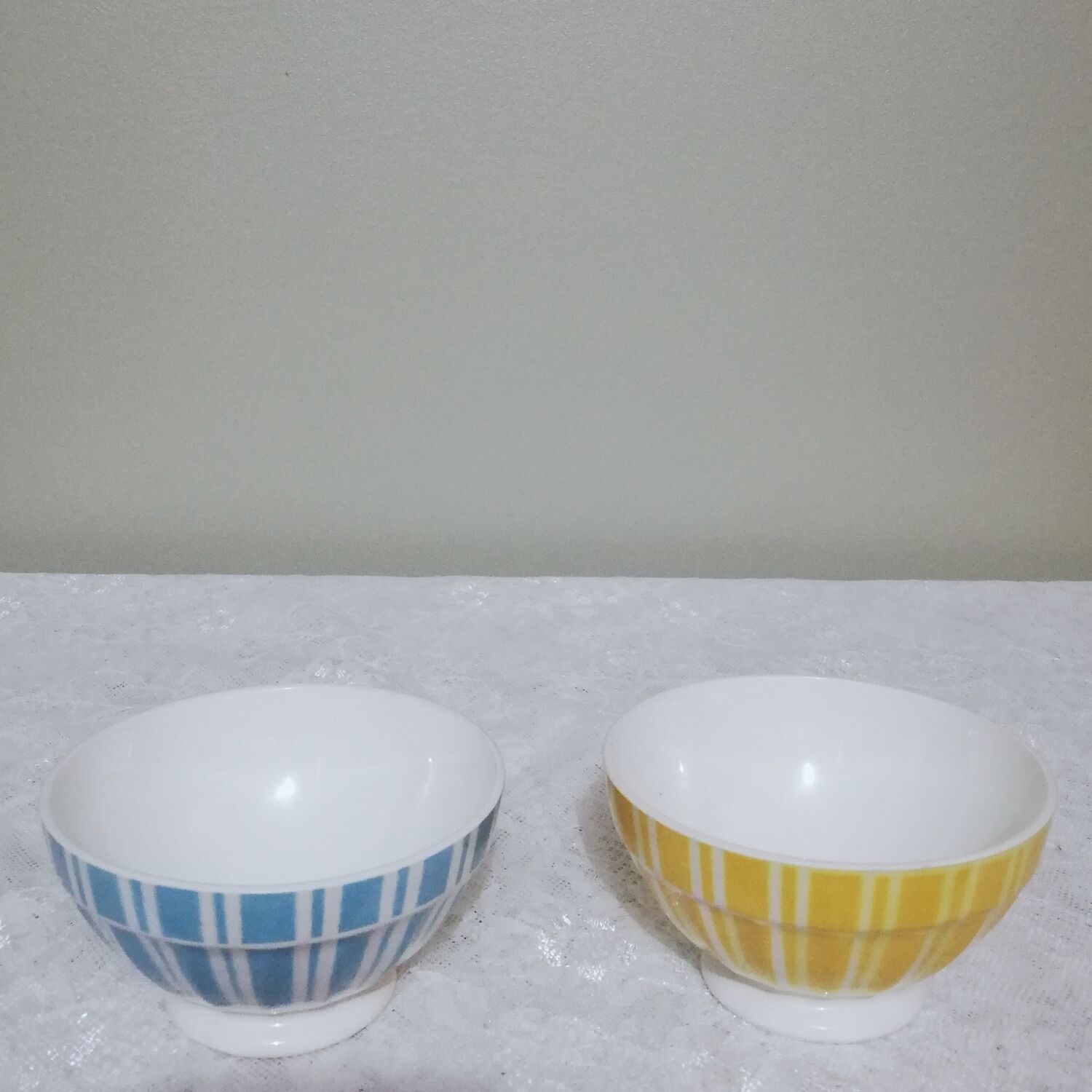 Two bowls signed Digoin