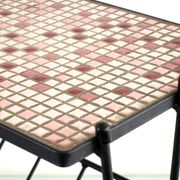 Table de magazine en mosaïque vintage des années 60