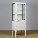 Vintage Iron And Glass Medical Cabinet, 1970s