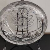 Ancien Cendrier en cristal de bohême Made in Pologne