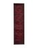 Burgundy Geometric Wool Runner, Hand-Knotted Afghan Tribal Hallway Rug