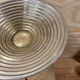 Large art deco silver metal fruit bowl