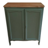 Shoe cabinet in restored beech