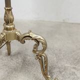 Bronze and white marble floor lamp 1960