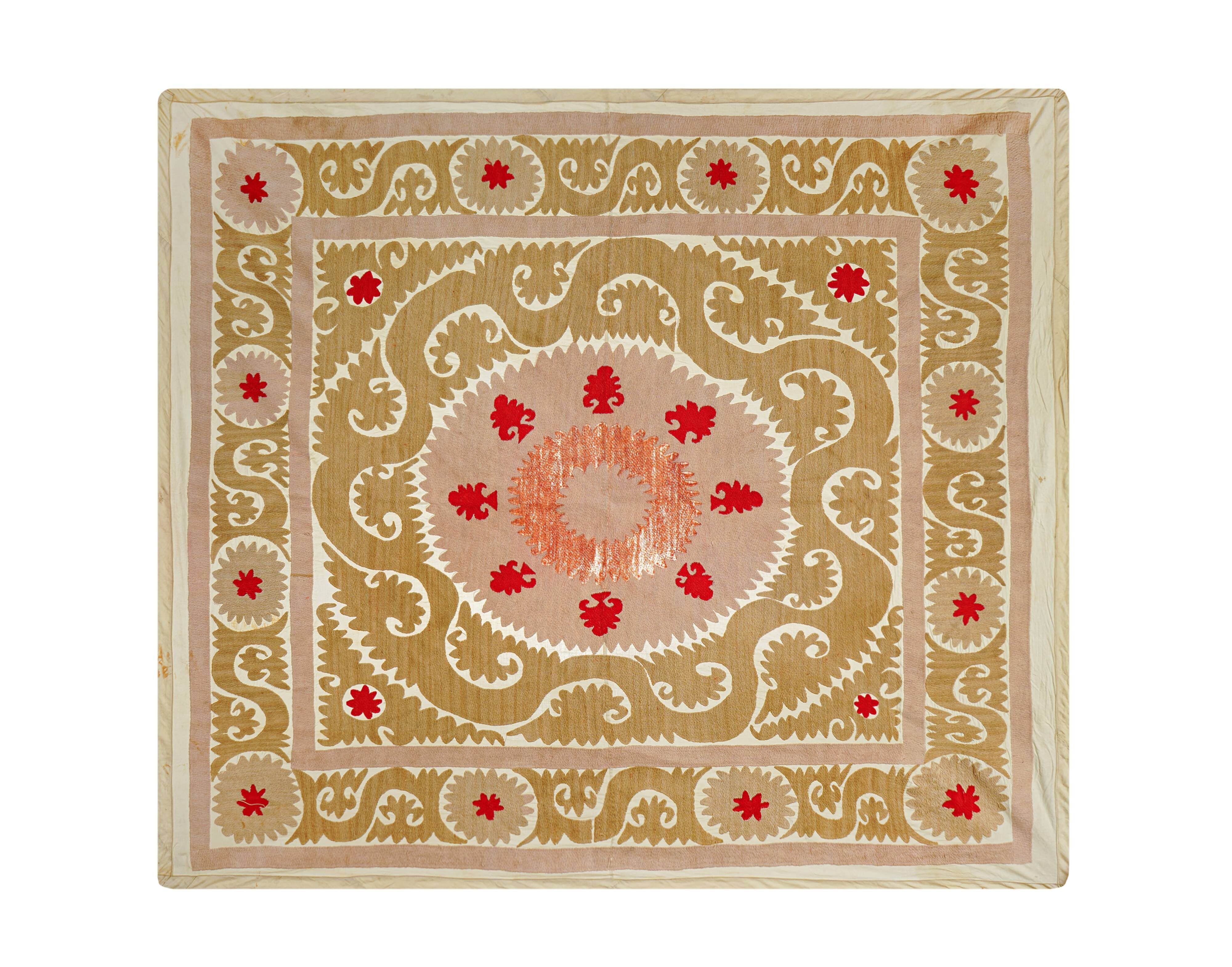 Tapis turc vintage noué à la main