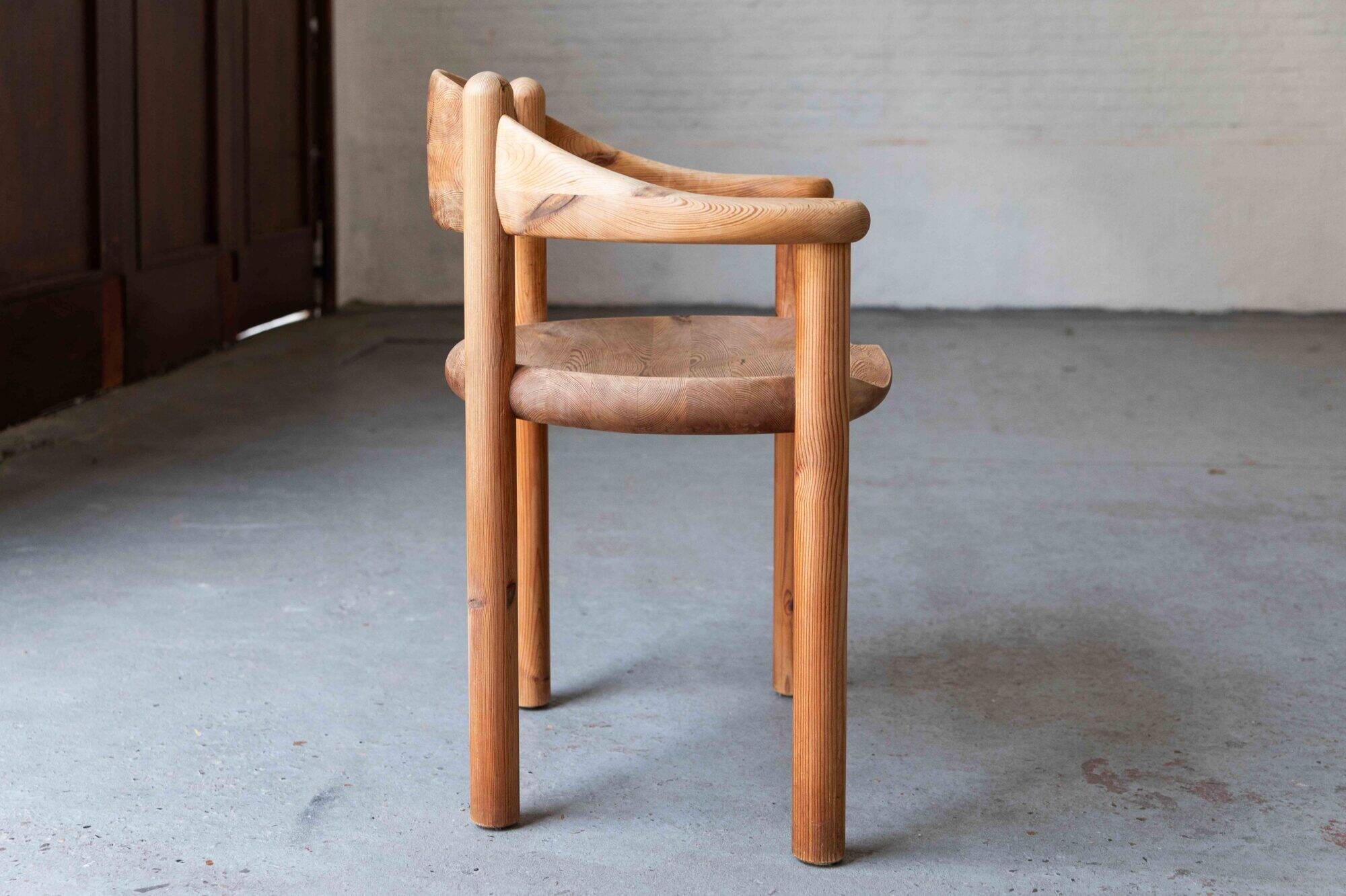 Set of 3 dining chairs by Rainer Daumiller