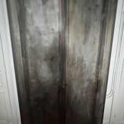 Steel wardrobe. Height 1.99m, Width 1m.