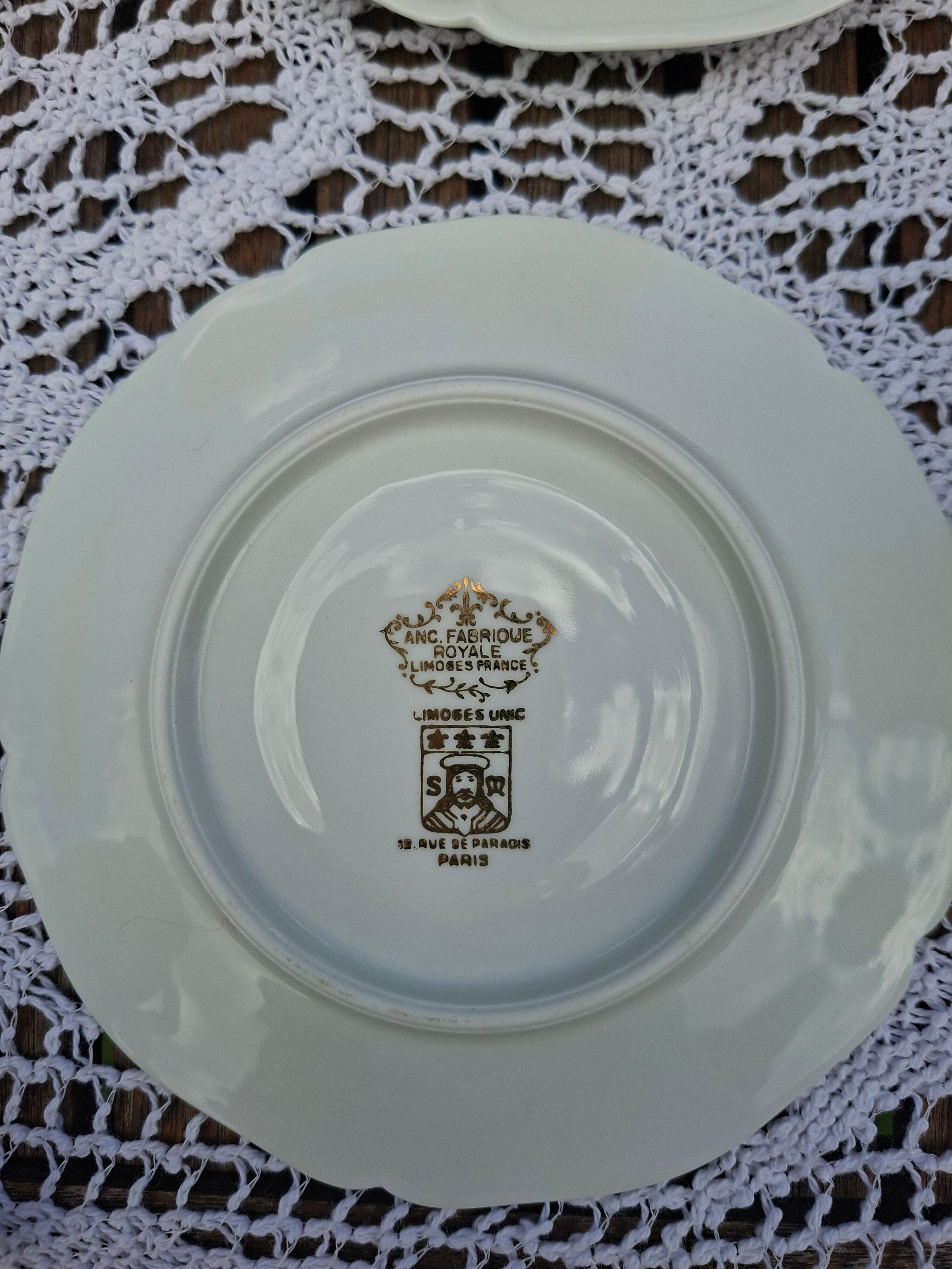 Tea/Coffee Service 25 Pieces Limoges Unic Former Royal Factory