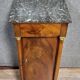 Empire period walnut bedside table or nightstand circa 1800