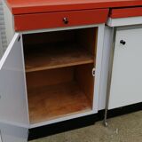 Formica sideboard with its 70' retractable table