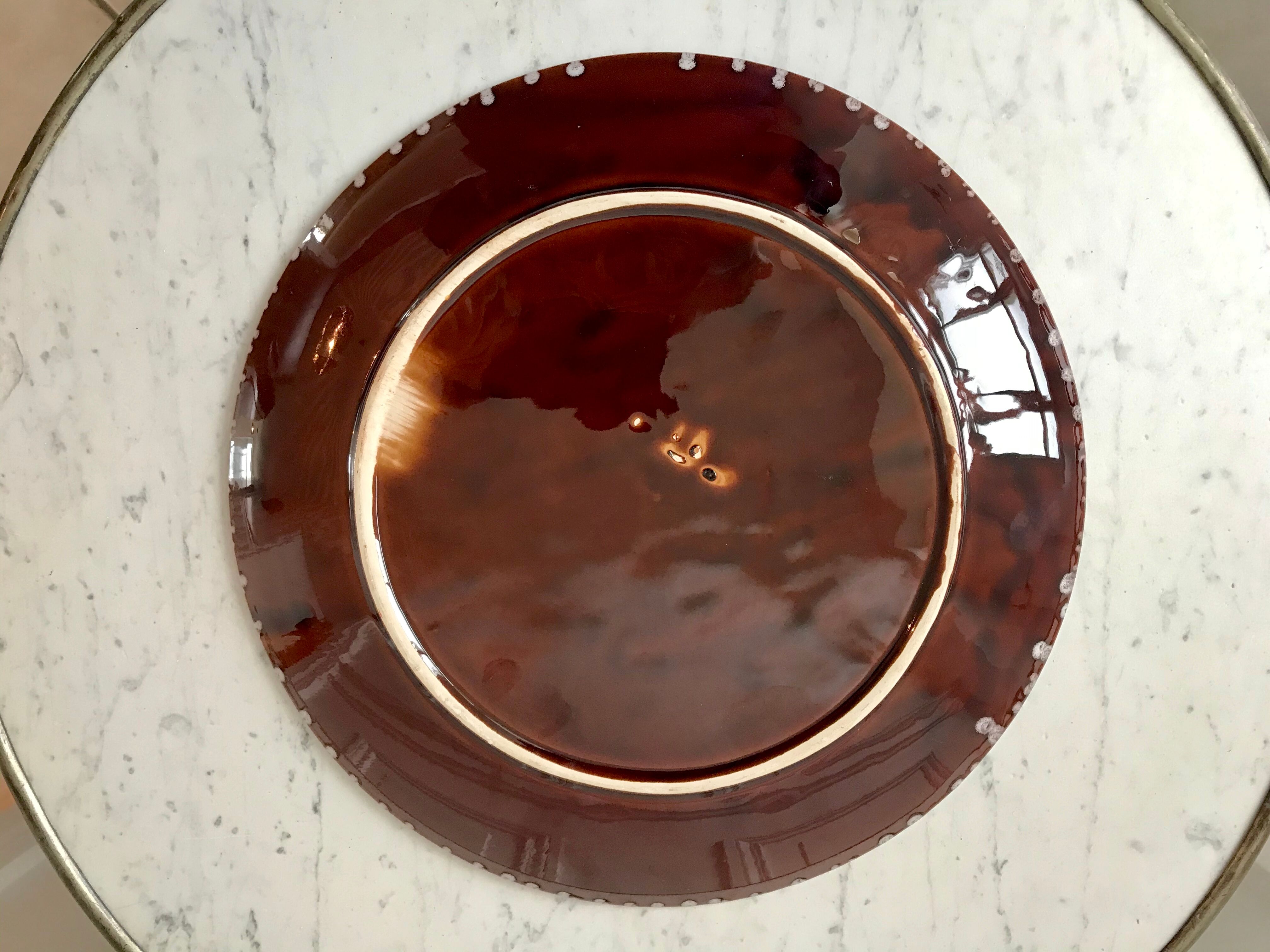 Oyster dish Vallauris 70s