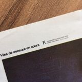 Poster of the film "The Sixth Day" with Dalida