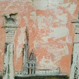 Venice in pink - oil dated 1958
