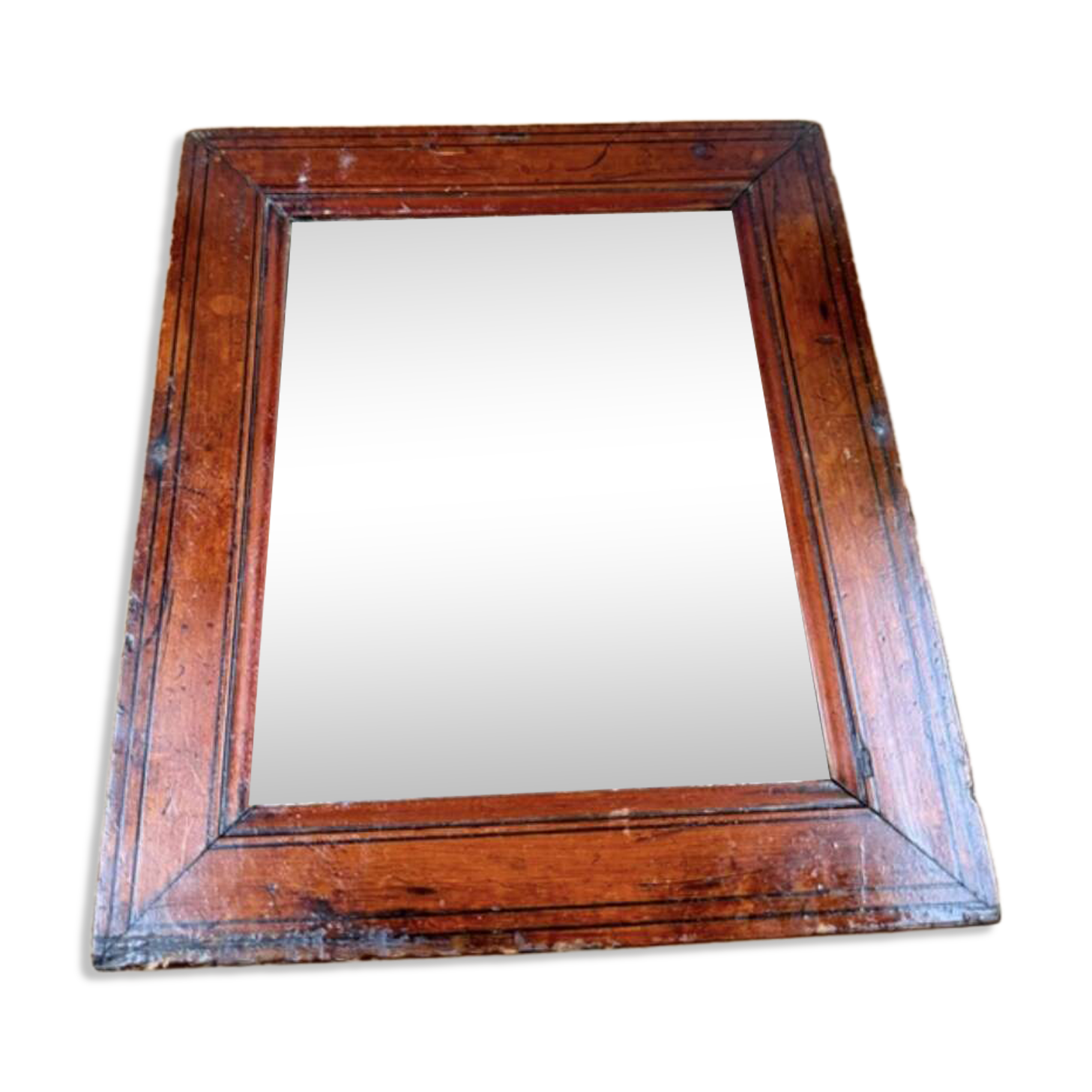Ancien miroir en bois – style XIXᵉ