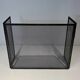 Three-Panel Fire Screen in Expanded Steel Mesh. France. Circa 1970.