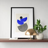 Nomad blue 2 - art print