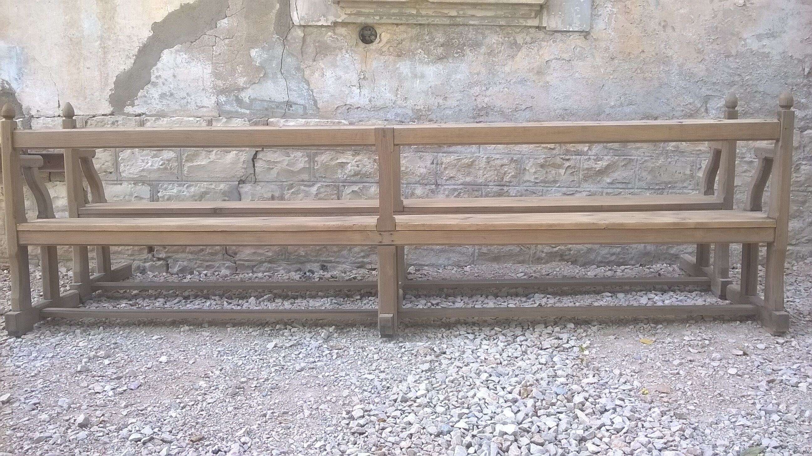 Paires grand banc d'église