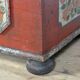 Folk art wedding chest from 1849