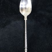 12 small spoons in silver massive 19th round a russian