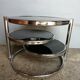 1970 design coffee table with 3 trays
