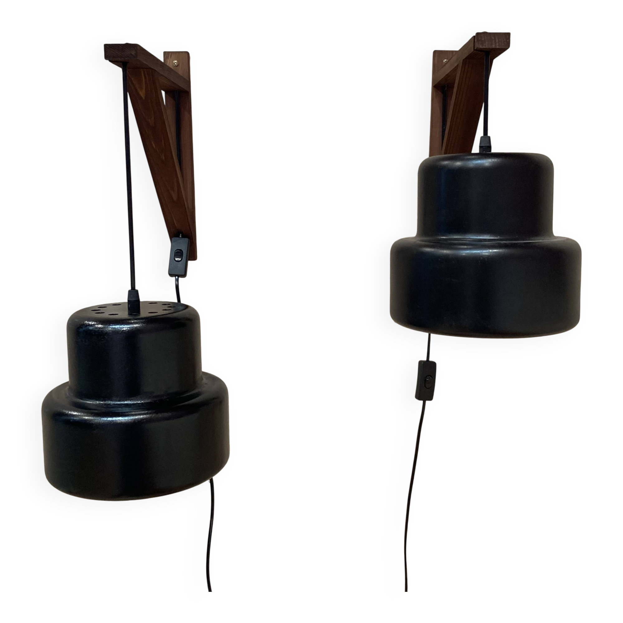 PAIR OF WALL LIGHTS "JO HAMMERBORG" 1950.