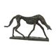 Statue en bronze d'après Alberto Giacometti Sculpture de chien 44 cm