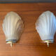 Pair of Art Deco shell wall lights