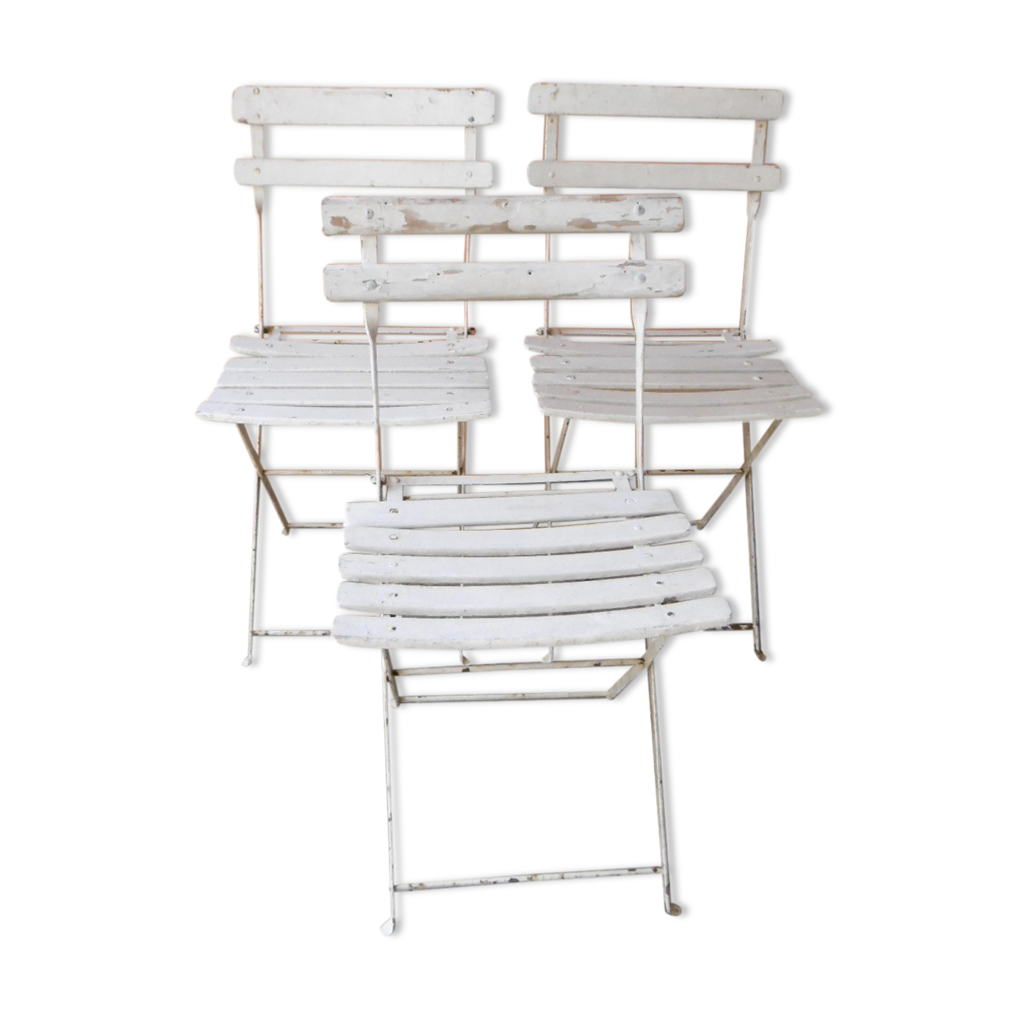 Wooden garden folding chairs