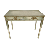 Console, Louis XVI style in pine with original grey patina