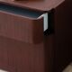 Commode italienne vintage en wengé – design 1970/80