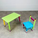 Pierre Sala desk and pencil chair for children