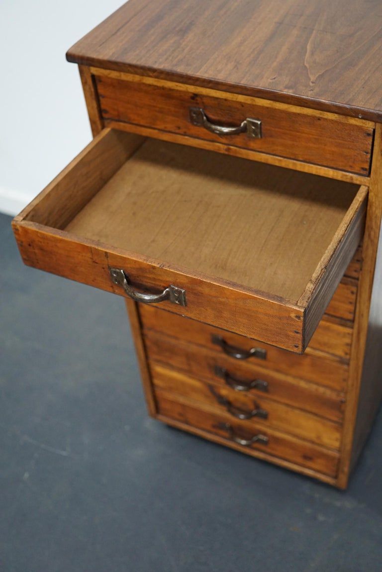 Vintage apothecary furniture in pine, France, 1930s