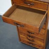Vintage apothecary furniture in pine, France, 1930s