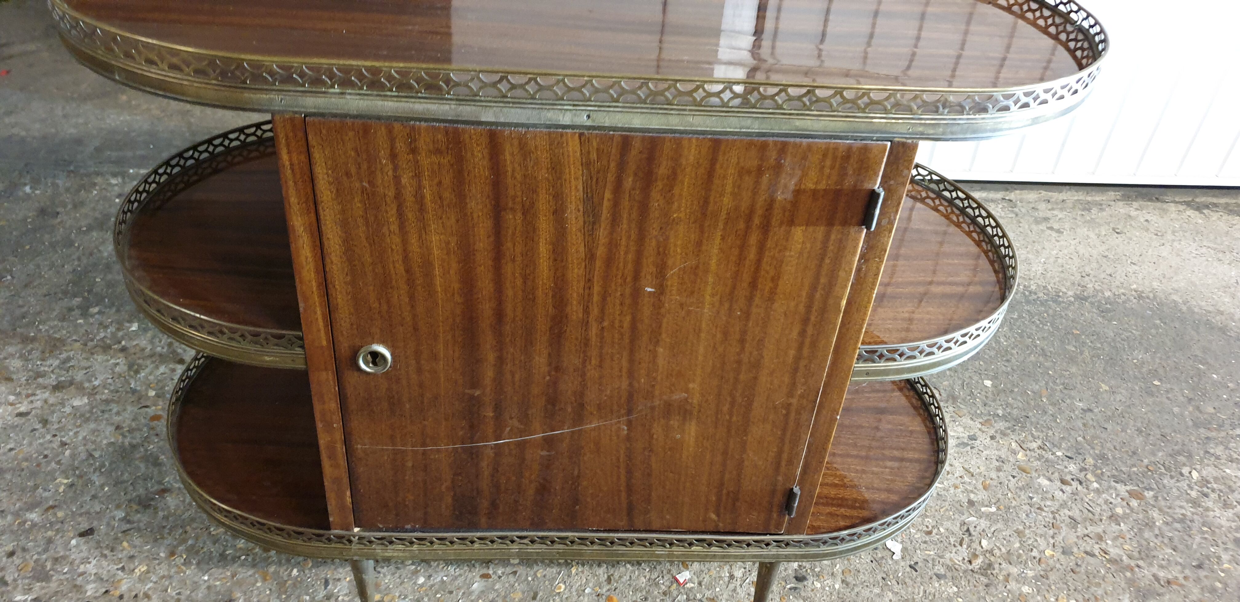 Vintage cylinder bar furniture