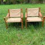 paire de fauteuils Sirocco d'Arne Norell - Suède années 60